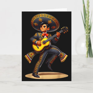 Cartão Chapéu de Mariachi Engraçado Cinco De Mayo Homens 