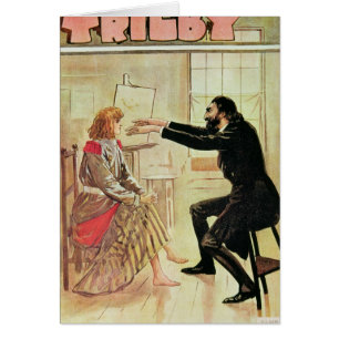 Cartão Chapéu mole hypnotised por Svengali