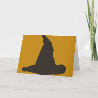 Cartão Chapéu o Dia das Bruxas Samhain das bruxas
