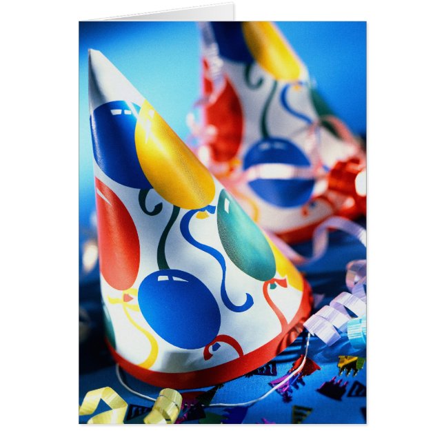 Cartão Chapéus de Festa (Frente)