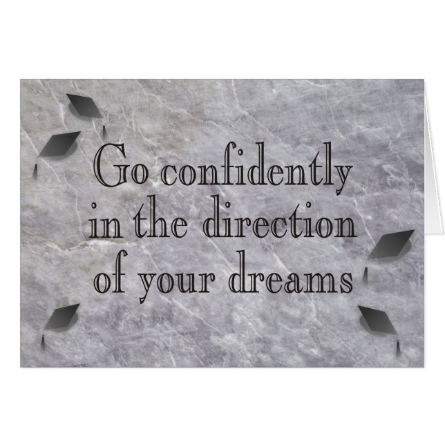 Cartão Chapéus De Graduação (Frente Horizontal)