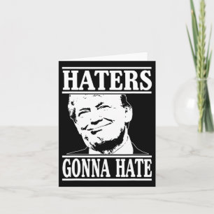 Cartão Chapeus Engraçados Vão Odiar O Presidente Donald T