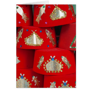 Cartão Chapéus Red Fez No Mercado