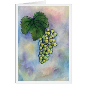 Cartão Chardonnay Wine Graphics