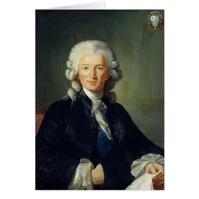 Cartão Charles Alexandre de Calonne (Frente)