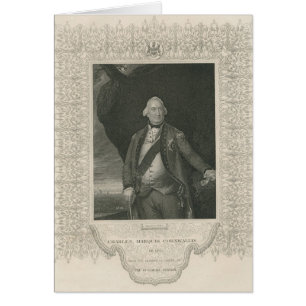 Cartão Charles Cornwallis