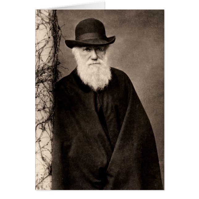 Cartão Charles Darwin (Frente)