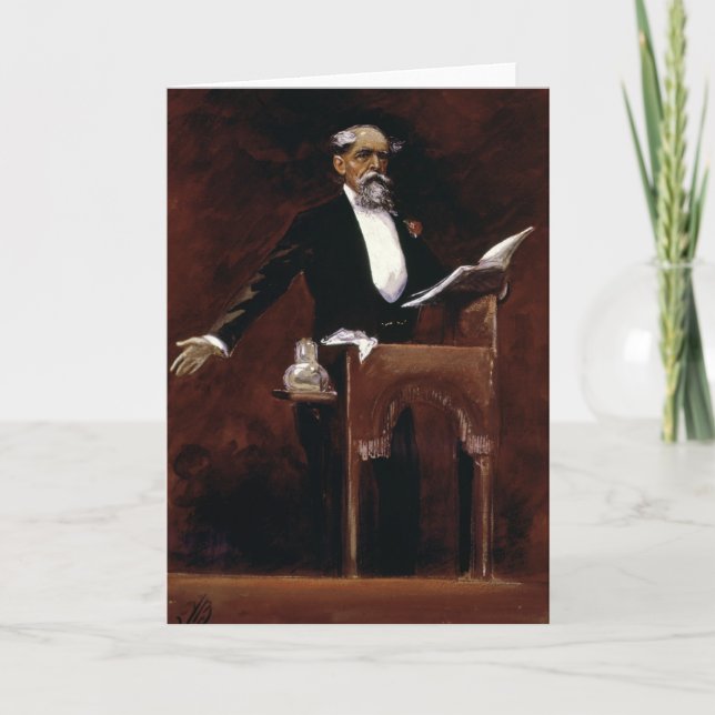 Cartão Charles Dickens (Frente)