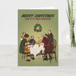 Cartão Charles Dickens Truly Dickensian Christmas