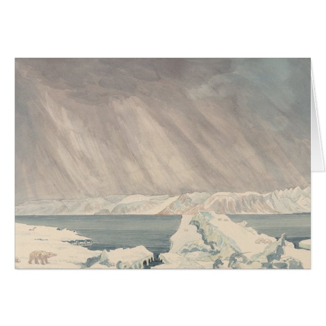 Cartão Charles Hamilton Smith - Spitzbergen, Bearing (Frente Horizontal)