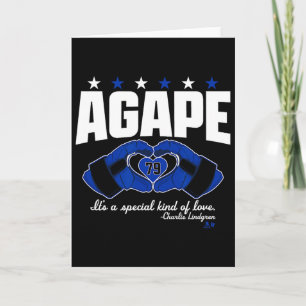 Cartão Charlie Lindgren Agape Amor - Washington