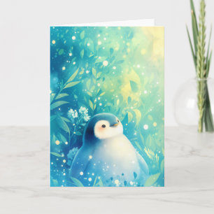 Cartão Charme de Pinguim Bebê