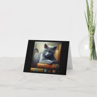 Cartão Chartreux Cat