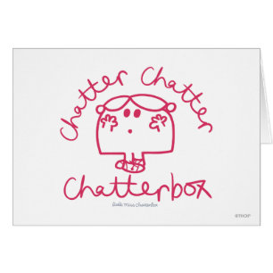 Cartão Chatterbox da vibração da vibração