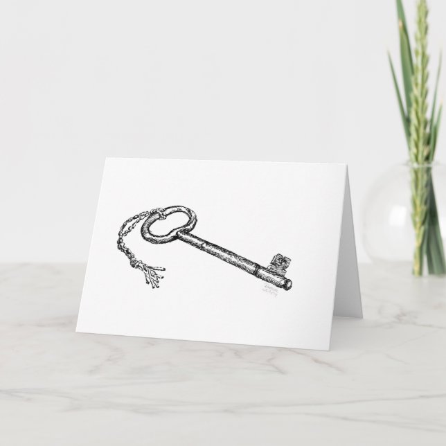 Cartão Chave antiga (Frente)