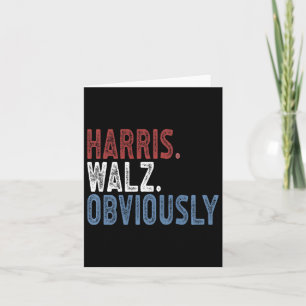 Cartão Chave de Corrente Harris Waltz 2024 Eleição Kamala