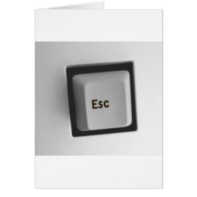 Cartão Chave Escape Esc (Frente)