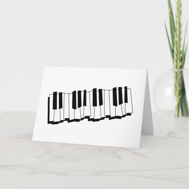 Cartão Chaves do Piano (Frente)
