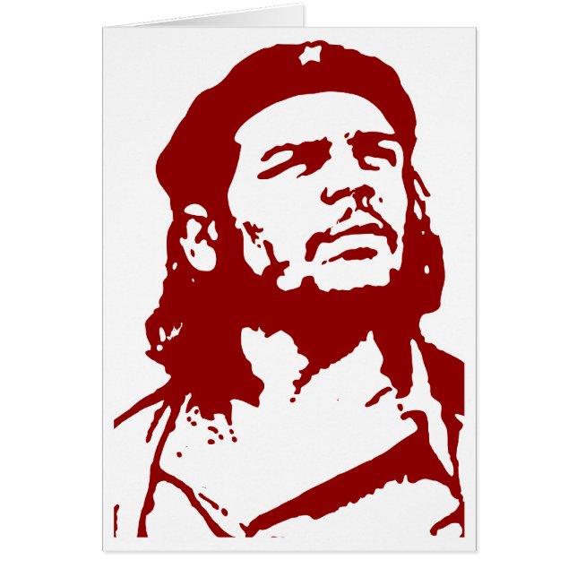 Cartão Che Guevara. (Frente)