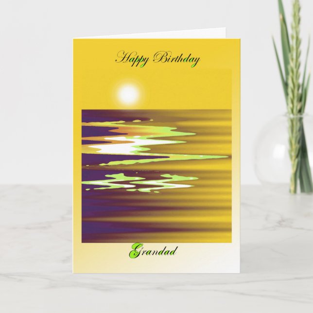 Cartão cheason do brenda do grandad do feliz aniversario (Frente)