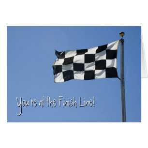 Cartão Checkered da bandeira