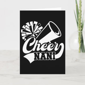 Cartão Cheer Nani Grandma For Mother's Day Black Cheerlea