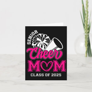 Cartão Cheerleader De mais velho Mãe Cheer Cl De Graduaçã