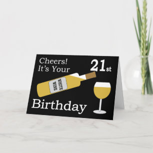 Cartão Cheers It's Your 21st Birthday