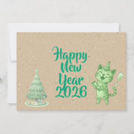 Cartão Cheers to the New Year Card