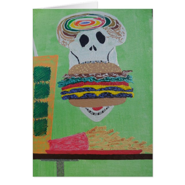 Cartão Cheeseburger no Paraíso (Frente)