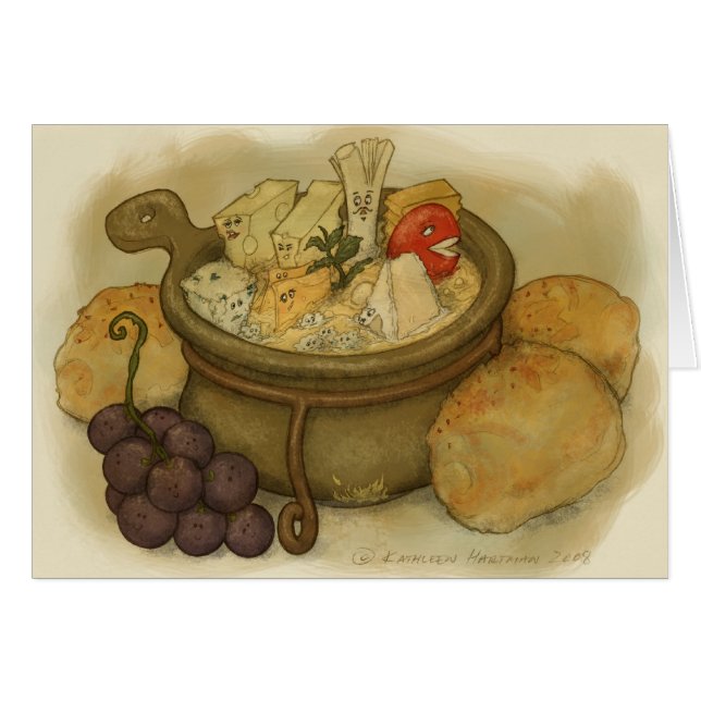 Cartão Cheesy Jacuzzi (Frente Horizontal)