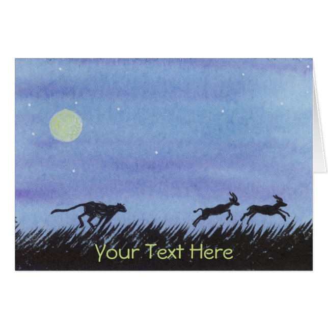 Cartão Cheetah (Frente Horizontal)