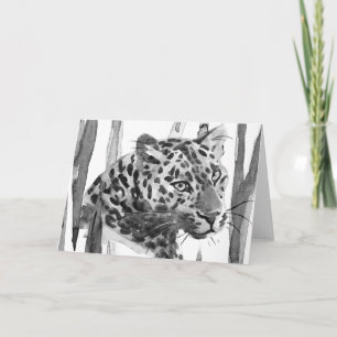 Cartão Cheetah Portrait