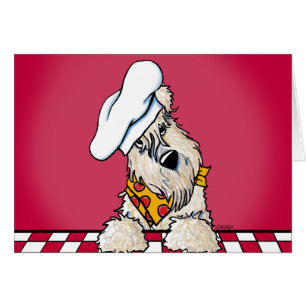Cartão Chef de Wheaten Terrier