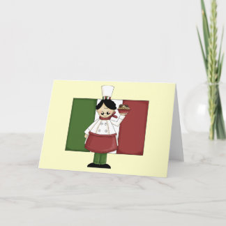 Cartão Chef Italiano - Personalizável