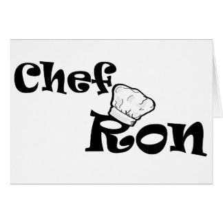 Cartão Chef Ron