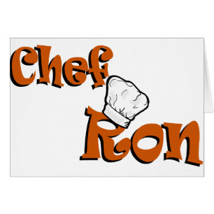 Cartão Chef Ron