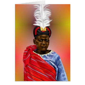 Cartão Chefe africano