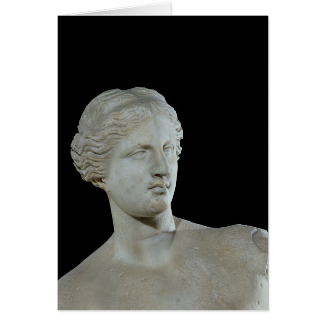 Cartão Chefe da Venus de Milo, c.100 BC (Frente)