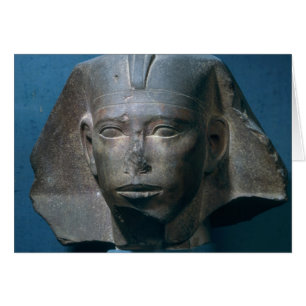 Cartão Chefe do Rei Djedefre, de Abu Roash, Antigo