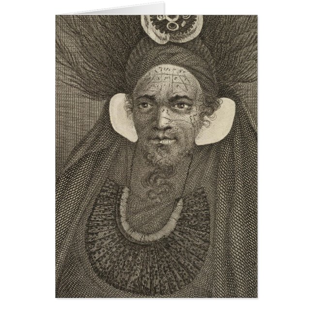 Cartão Chefe, Ilhas Tahuata Island Marquesas (Frente)