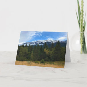 Cartão Chefe Joseph Mountain, OR