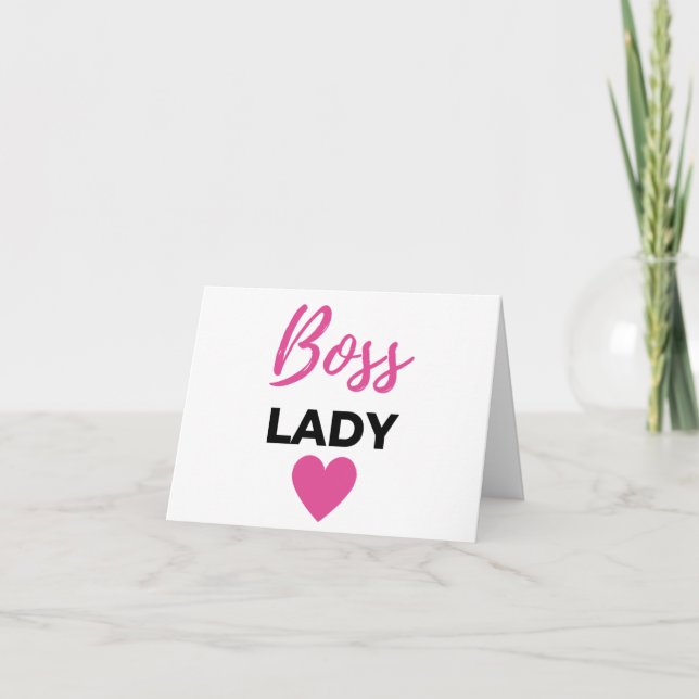 Cartão Chefe Lady 2 (Frente)