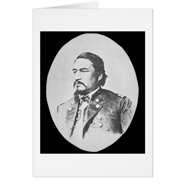 Cartão Chefes e Feder do Seneca de Ely Samuel Parker (Frente)