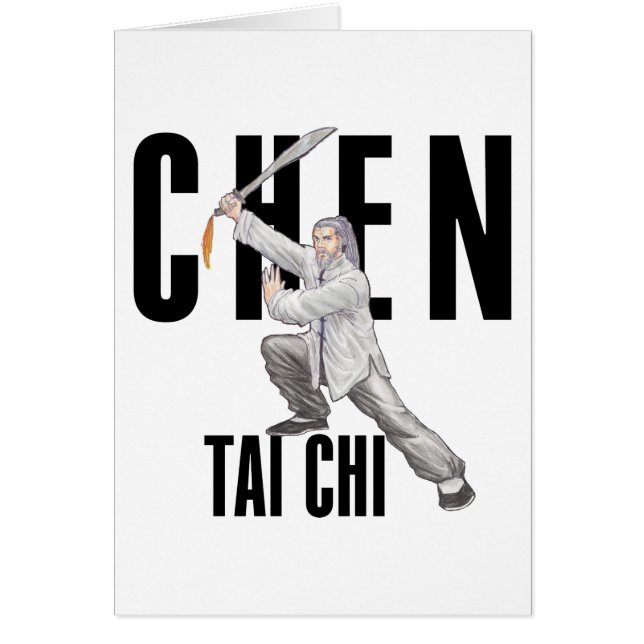 Cartão Chen Tai Chi (Frente)