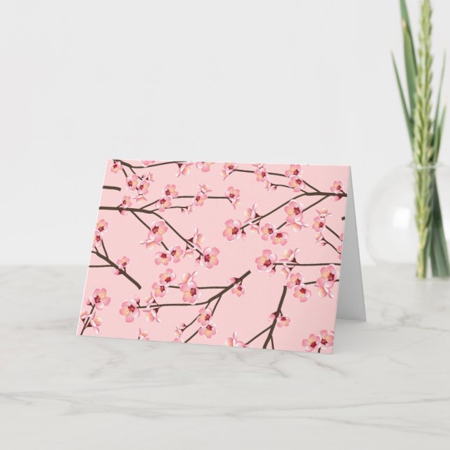 Cartão Cherry Blossom (Frente)