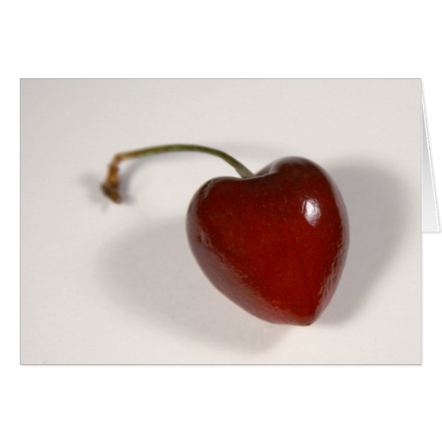 Cartão Cherry Heart (Frente Horizontal)