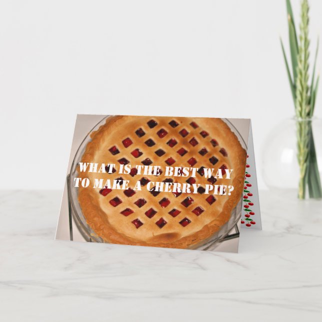 Cartão Cherry Pie (Frente)