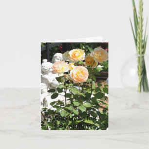 Cartão Cherubs E Rosas, Simpatia