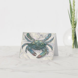 Cartão Chesapeake Bay Blue Crab Greeting Card